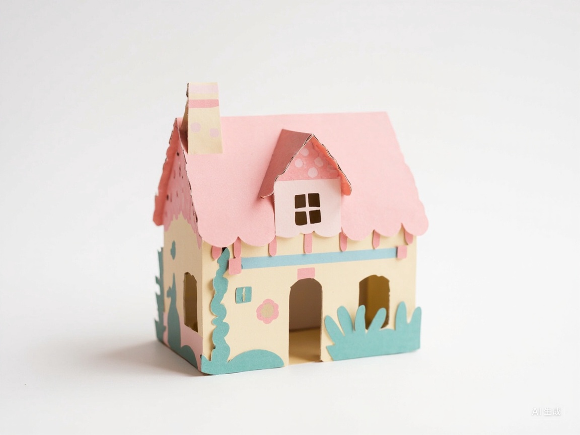 立体纸模小屋